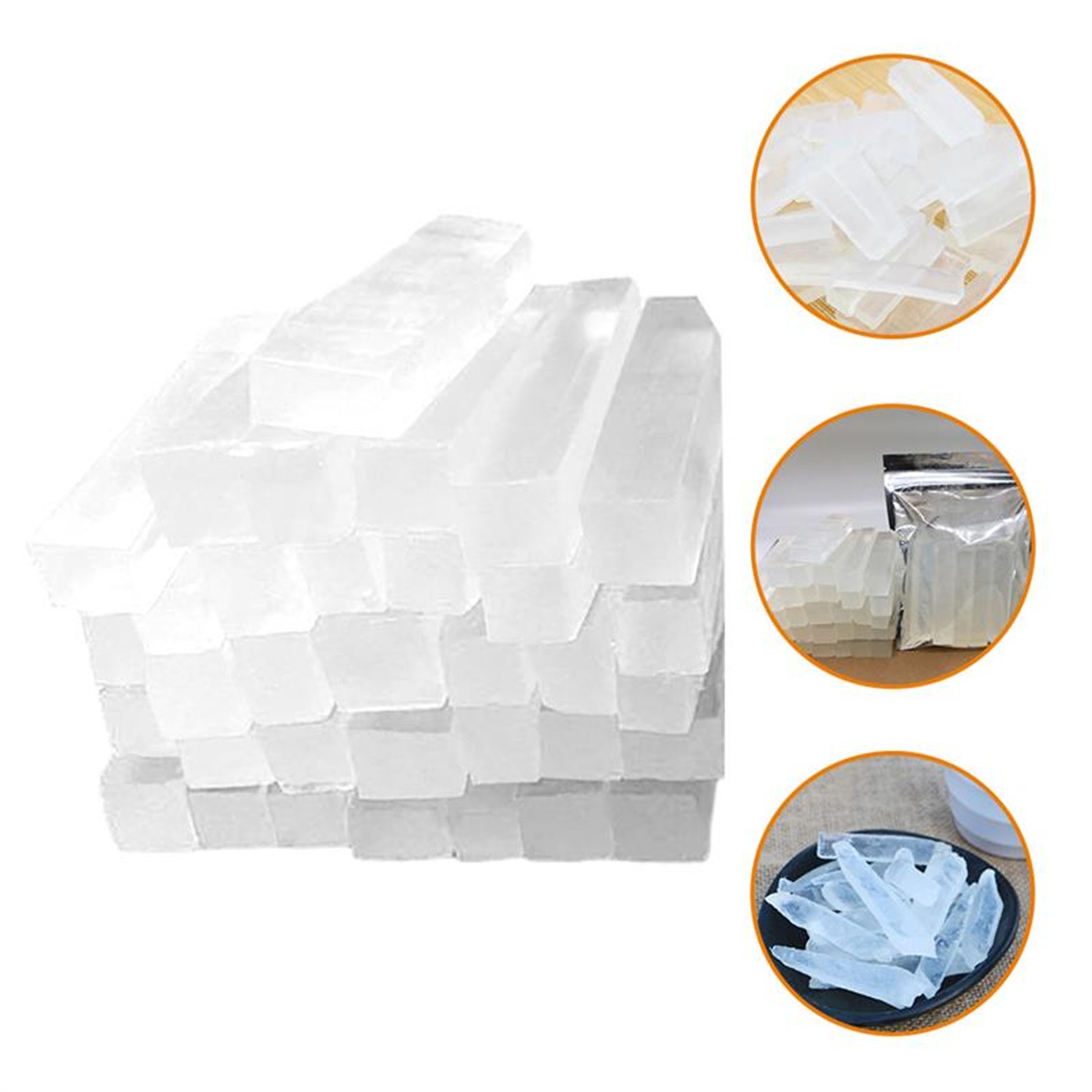 Soap Making Activity - สบู่กลีเซอรีนใส 250 กรัม สำหรับทำสบู่ออร์แกนิค ทำสบู่ DIY