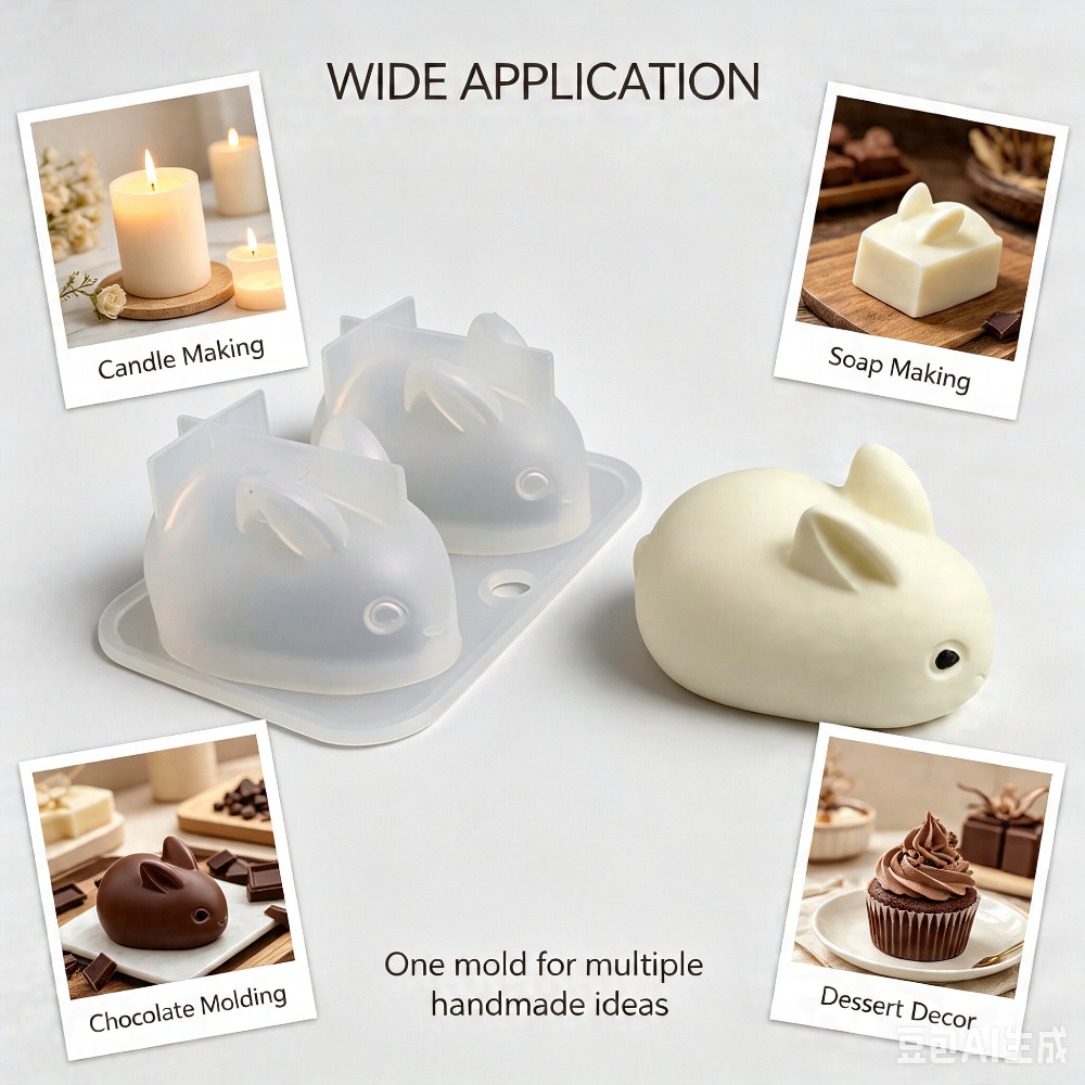 แม่พิมพ์ซิลิโคนรูปกระต่าย 3 มิ - Soap Making Diy บทวิจารณ์และราคา