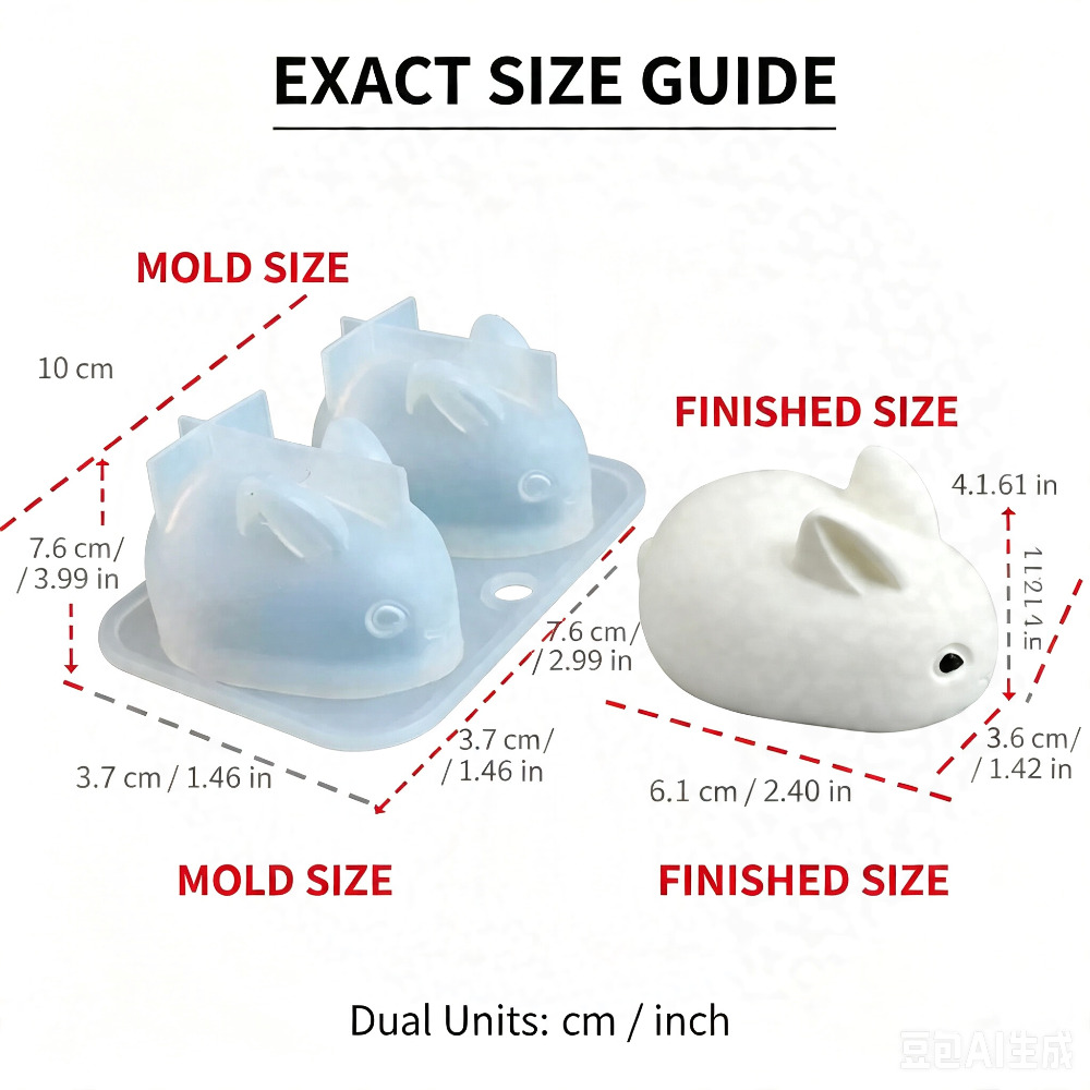 แม่พิมพ์ซิลิโคนรูปกระต่าย 3 มิ - Soap Making Diy บทวิจารณ์และราคา