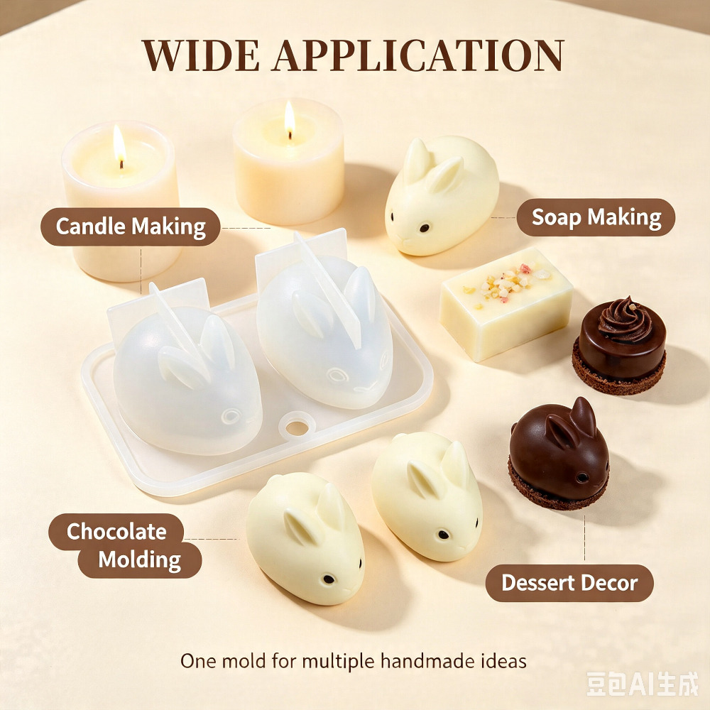 แม่พิมพ์ซิลิโคนรูปกระต่าย 3 มิ - Soap Making Diy บทวิจารณ์และราคา