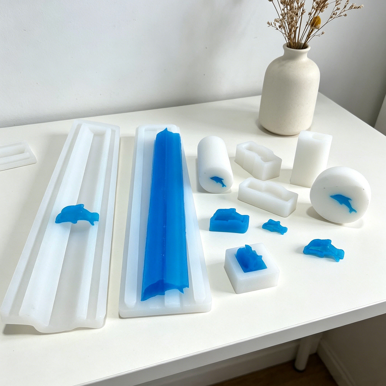 ชุดแม่พิมพ์ซิลิโคนทรงกระบอกยาว - Soap Making Process บทวิจารณ์และราคา