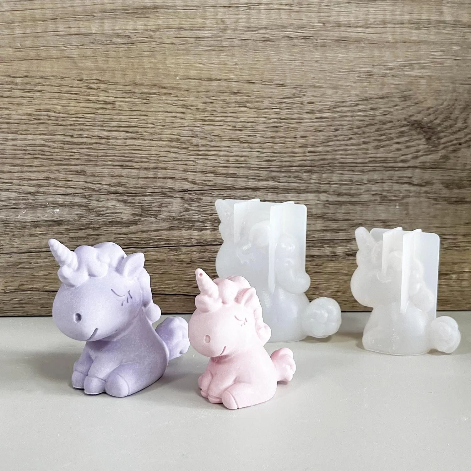 3D เรขาคณิตซิลิโคนยูนิคอร์นแมว - Soap Making Instructions บทวิจารณ์และราคา