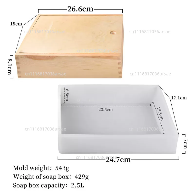 แม่พิมพ์สบู่ซิลิโคนพร้อมกล่องไ - Soap Making Process บทวิจารณ์และราคา