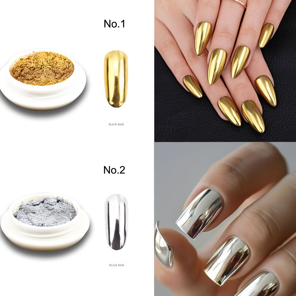 ผงกลิตเตอร์เล็บสีแดงเขียวโครเม - Mica Powder Colorant บทวิจารณ์และราคา