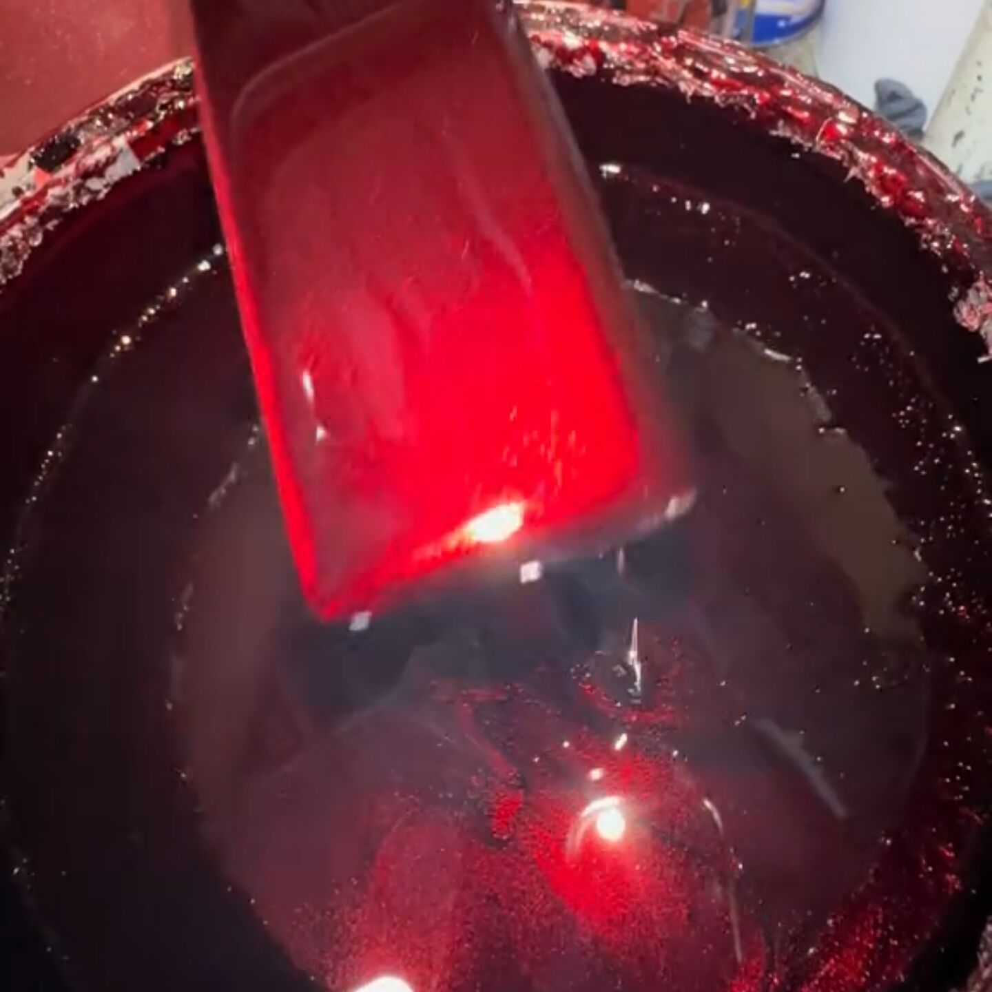 เมทัลลิคเลือดแดงสีรถยนต์ผงเม็ด - Mica Powder Colorant บทวิจารณ์และราคา